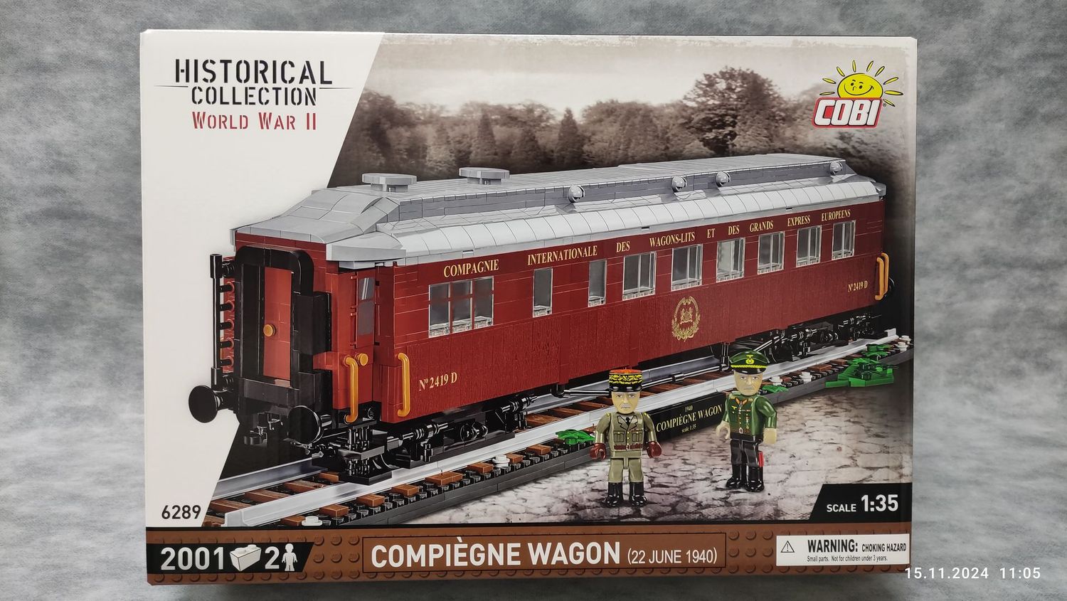 COBI - 6289 - COMPIEGNE WAGON 1940 (22 JUNE 1940)