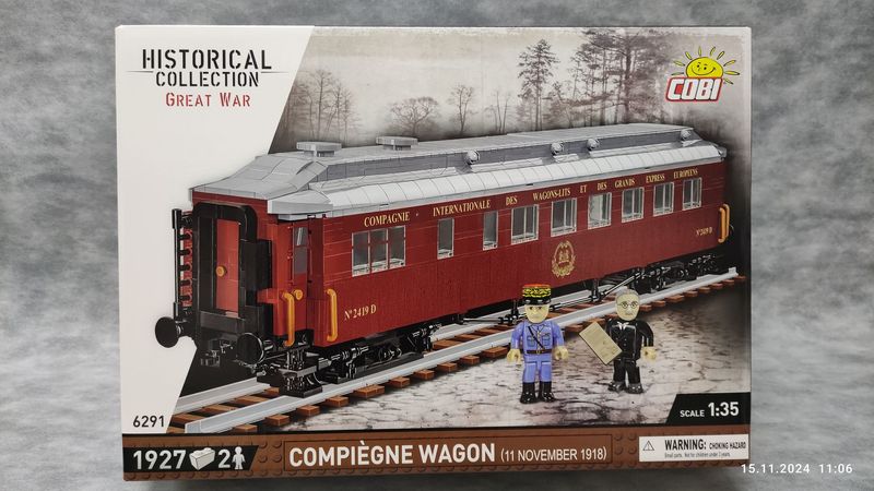 COBI - 6291 - COMPIEGNE WAGON 1918 ( 11 NOVEMBER 1918) COBI - 6291 - COMPIEGNE WAGON 1918 ( 11 NOVEMBER 1918)