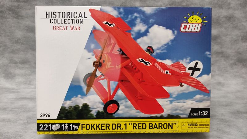 COBI - 2996 - FOKKER DR.1 „RED BARON“ COBI - 2996 - FOKKER DR.1 „RED BARON“