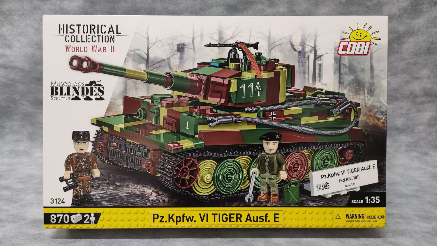COBI - 3124 - Pz.Kpfw. VI TIGER Ausf. E