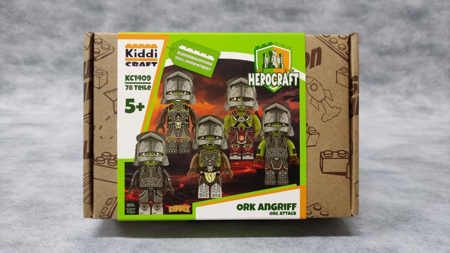 Kiddicraft - 1409 - Figuren-Pack: Ork Angriff