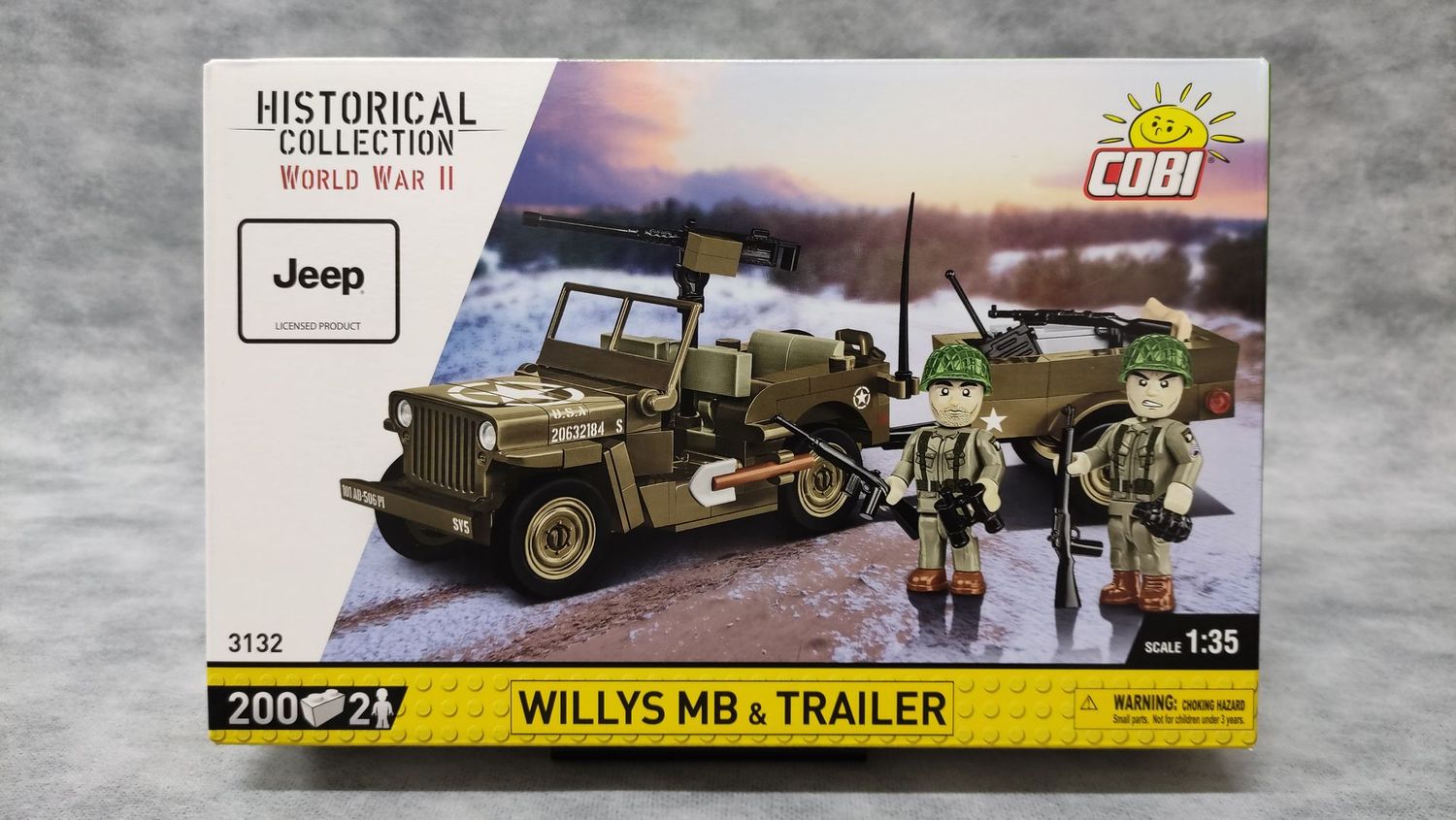 COBI - 3132 - WILLYS MB & TRAILER 200 KL.