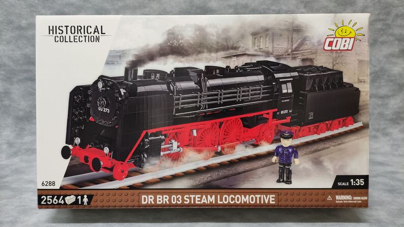 COBI - 6288 - DR BR 03 STEAM LOCOMOTIVE COBI - 6288 - DR BR 03 STEAM LOCOMOTIVE