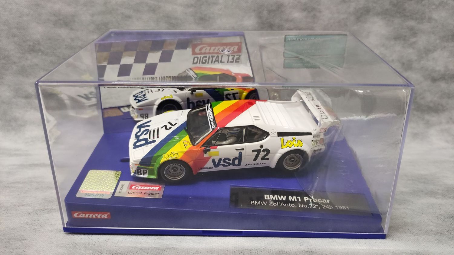 Carrera Digital 132 - 20031040 - BMW M1 Procar “BMW Zol'Auto, “No.72“, 24h,1981