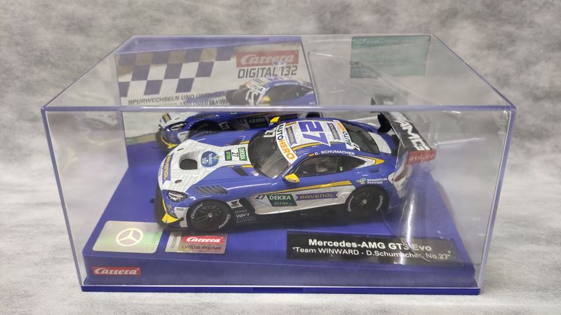 Carrera Digital 132 - 20031067 - Mercedes-AMG GT3 Evo “Mercedes-AMG Team Winward D. Schumacher, No.27"