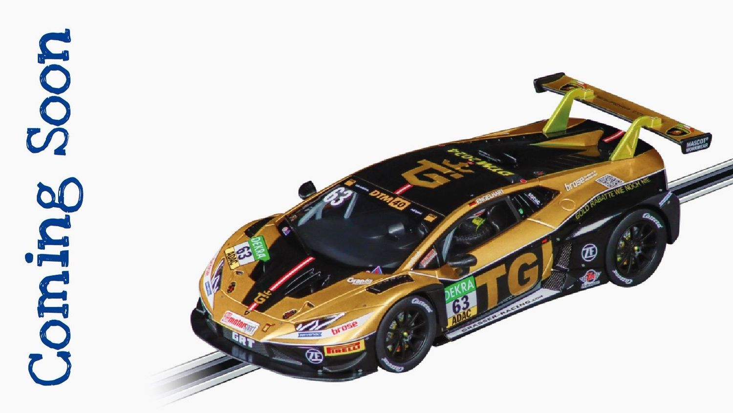 Carrera Digital 132 - 20032058 - Lamborghini Huracán GT3 Evo2 “GRT Grasser Racing, Ro.63“ DTM 2024