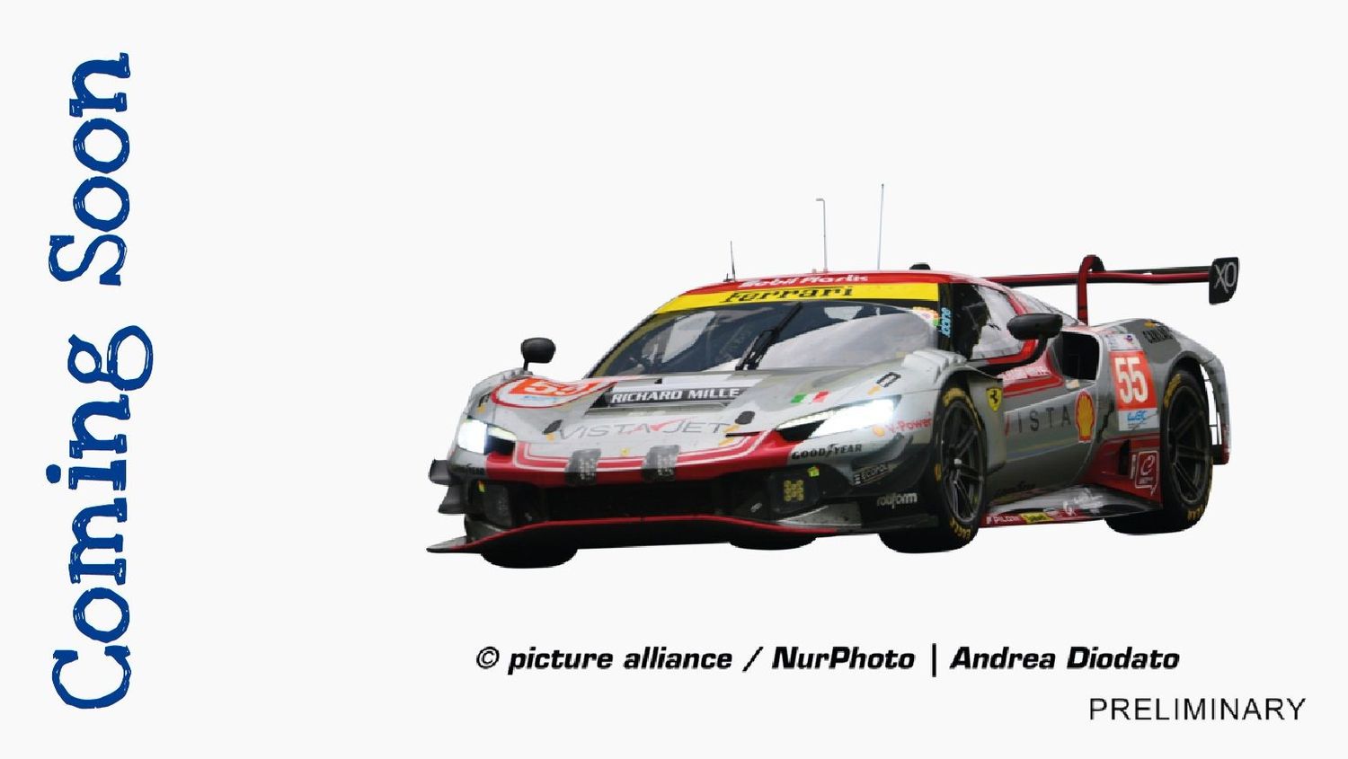 Carrera Digital 132 - 20032056 - Ferrari 296 GT3 “Vista AF Corse, No.55“ FIA WEC 2024