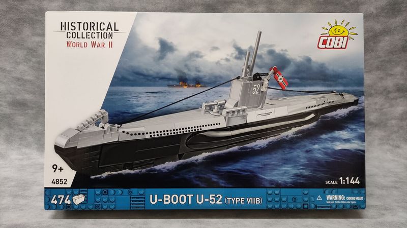 COBI - 4852 - U-BOOT U-52 (TYPE VIIB) COBI - 4852 - U-BOOT U-52 (TYPE VIIB)