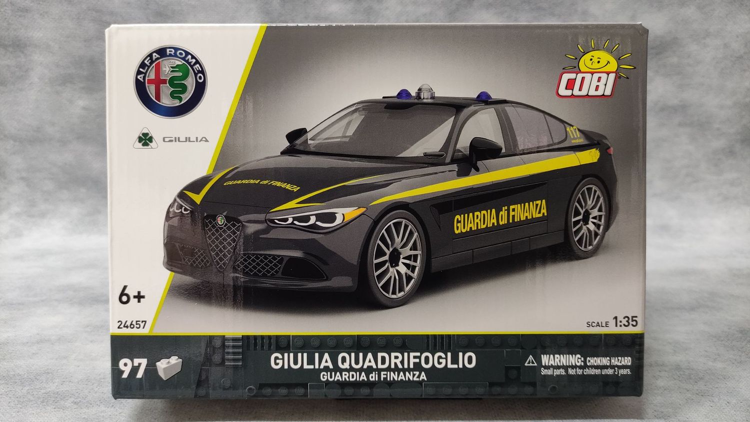 COBI - 24657 - GIULIA QUADRIFOGLIO GUARDIA di FINANZA COBI - 24657 - GIULIA QUADRIFOGLIO GUARDIA di FINANZA
