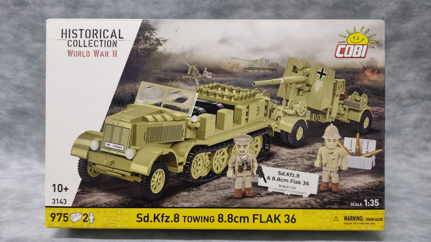 COBI - 3143 - Sd.Kfz. 8 TOWING 8.8cm FLAK 36 COBI - 3143 - Sd.Kfz. 8 TOWING 8.8cm FLAK 36