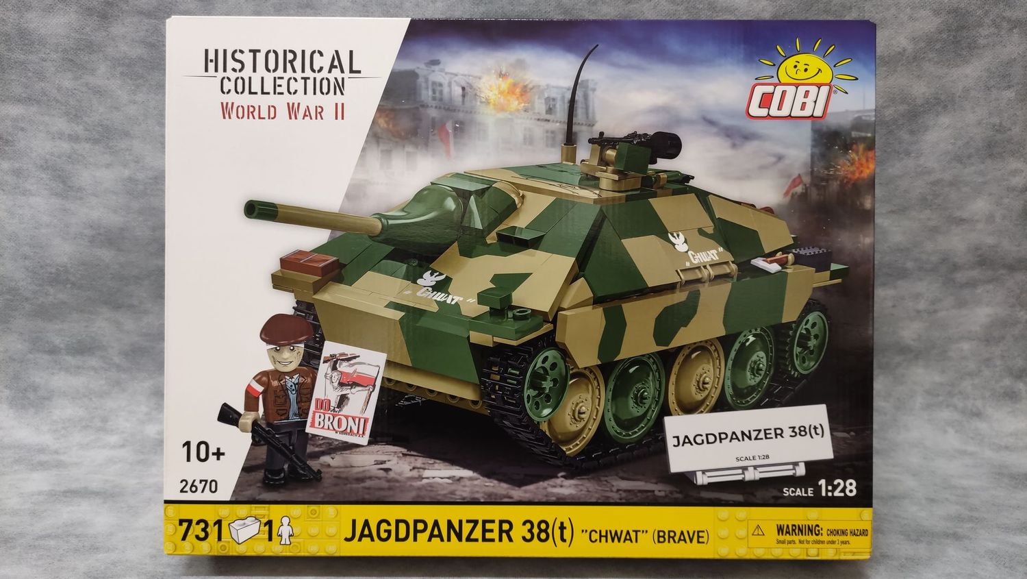 COBI - 2670 - JAGDPANZER 38(t) “CHWAT“ (BRAVE)