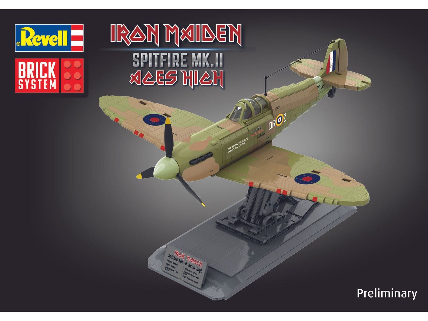 Revell - 00962 - Iron Maiden Spitfire MK.II Aces High