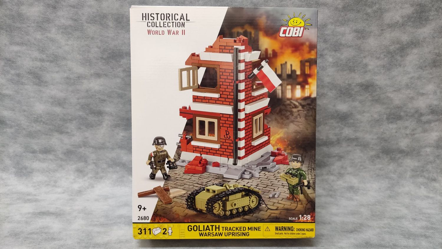 COBI - 2680 - GOLIATH TRACKED MINE WARSAW UPRISING COBI - 2680 - GOLIATH TRACKED MINE WARSAW UPRISING