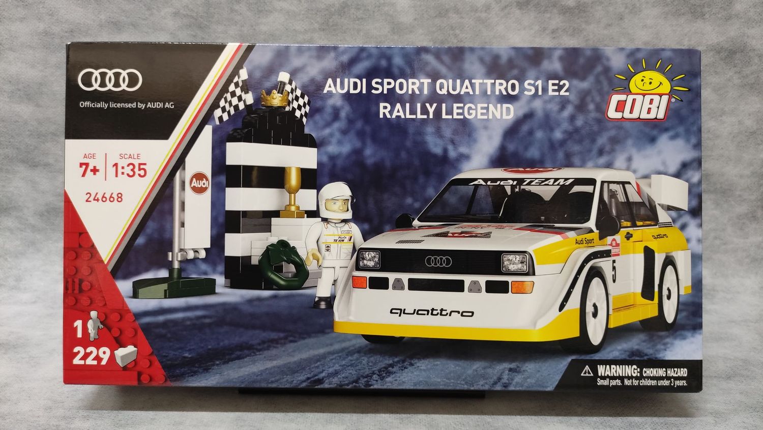 COBI - 24668 - AUDI SPORT QUATTRO S1 E2 RALLY LEGEND COBI - 24668 - AUDI SPORT QUATTRO S1 E2 RALLY LEGEND