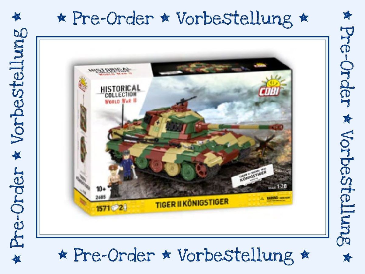 COBI - 2685 - TIGER II (SD.KFZ.182) KÖNIGSTIGER