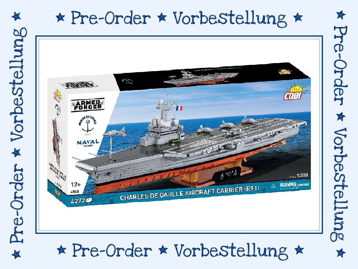 COBI - 4868 - CHARLES DE GAULLE AIRCRAFT CARRIER