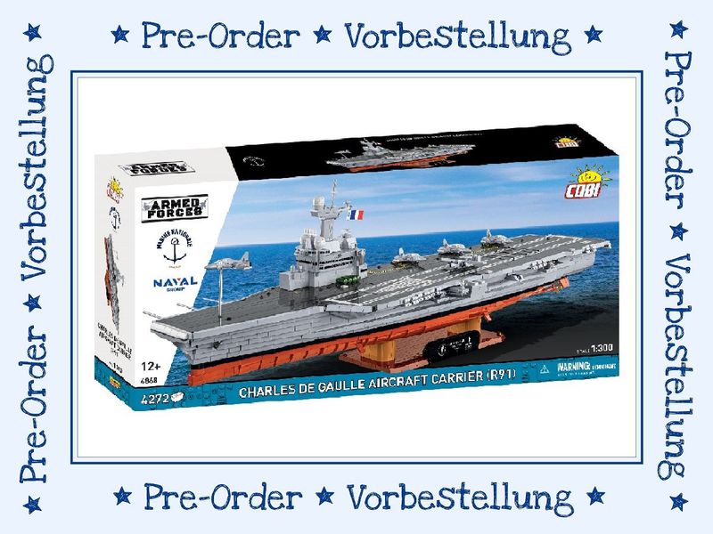 COBI - 4868 - CHARLES DE GAULLE AIRCRAFT CARRIER