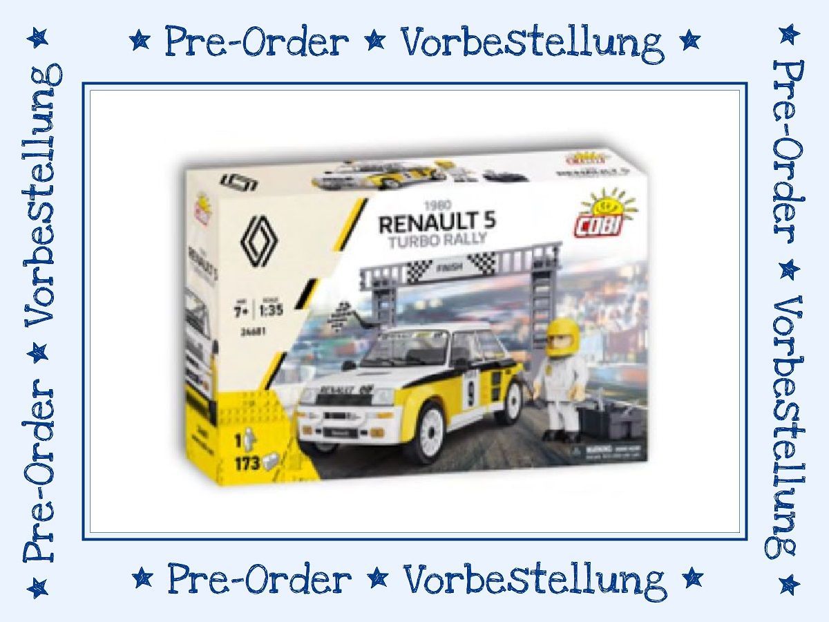 COBI - 24681 - 1980 RENAULT 5 TURBO RALLY