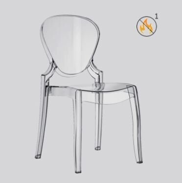sedia queen trasparente