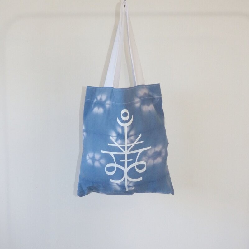 Shibori Bleu - Blanc