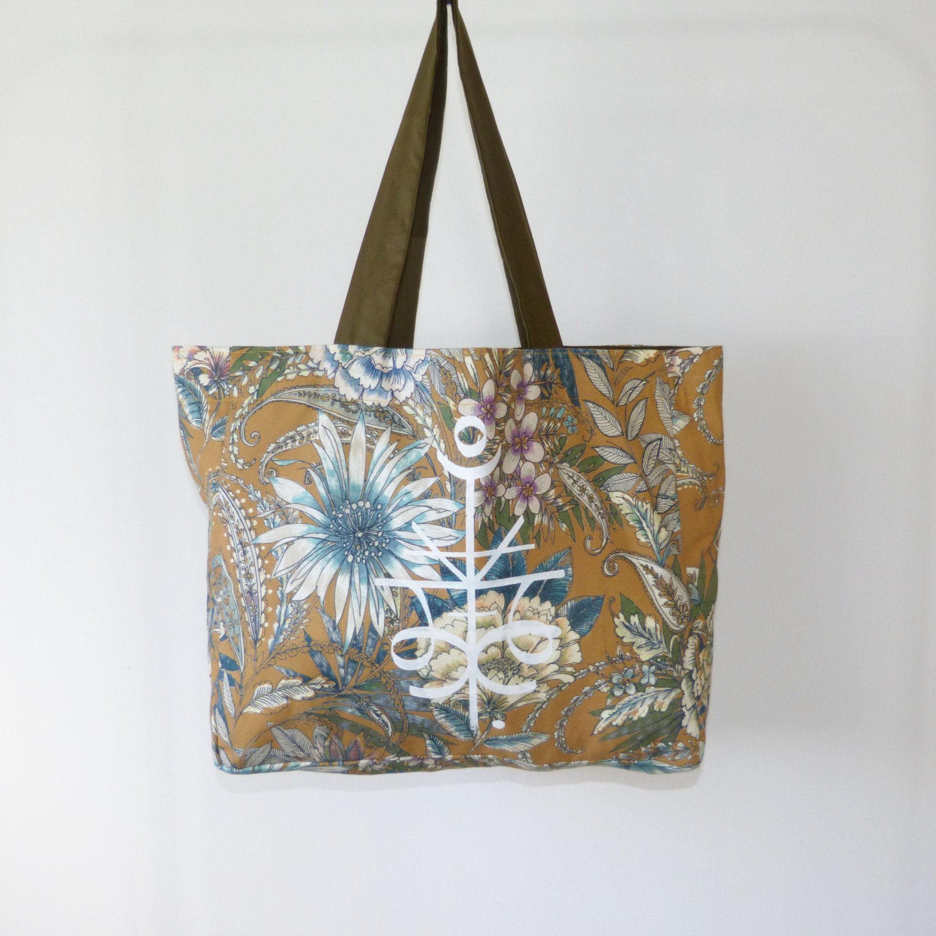 Cabas Indienne Moutarde