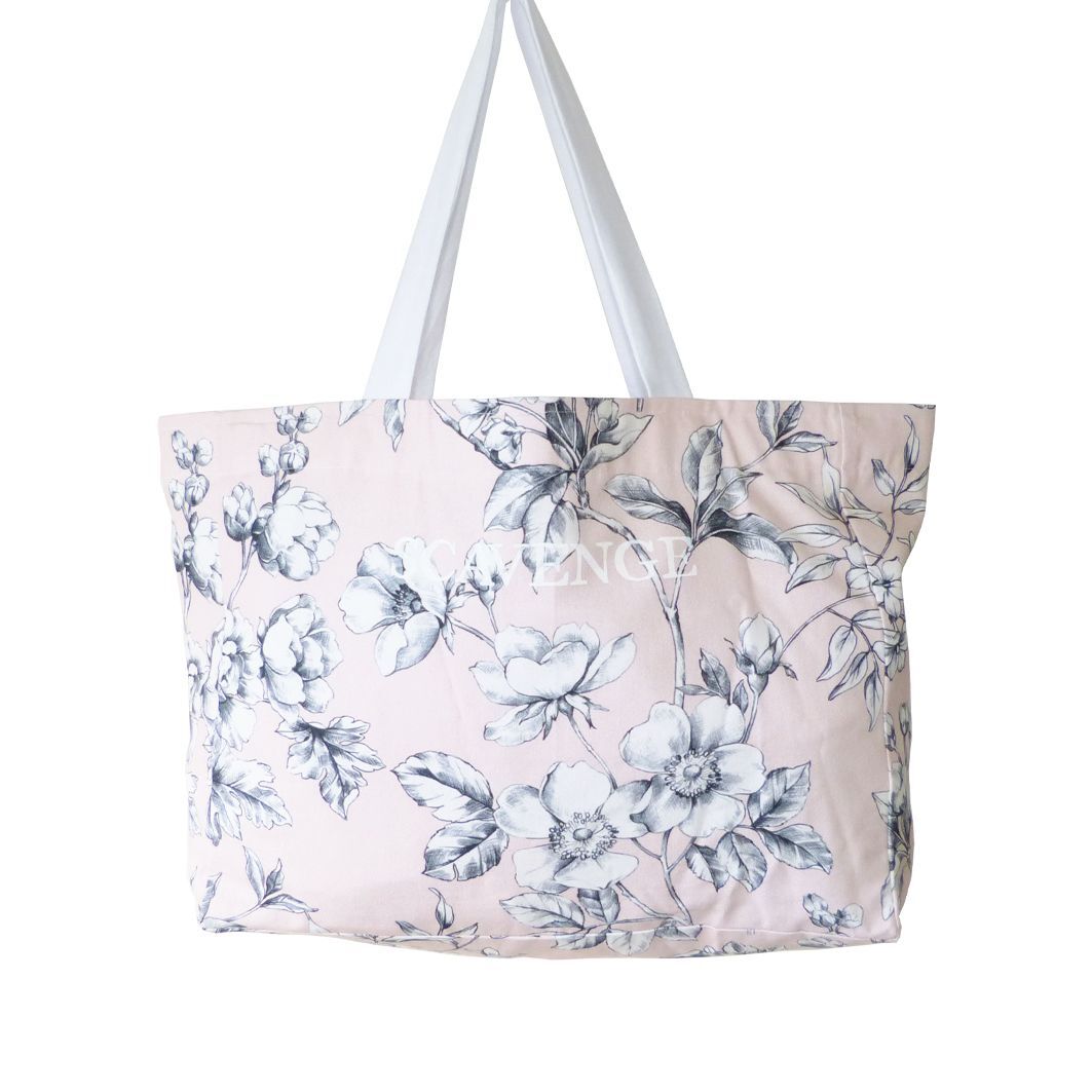 Fleur N&B - Rose /Blanc