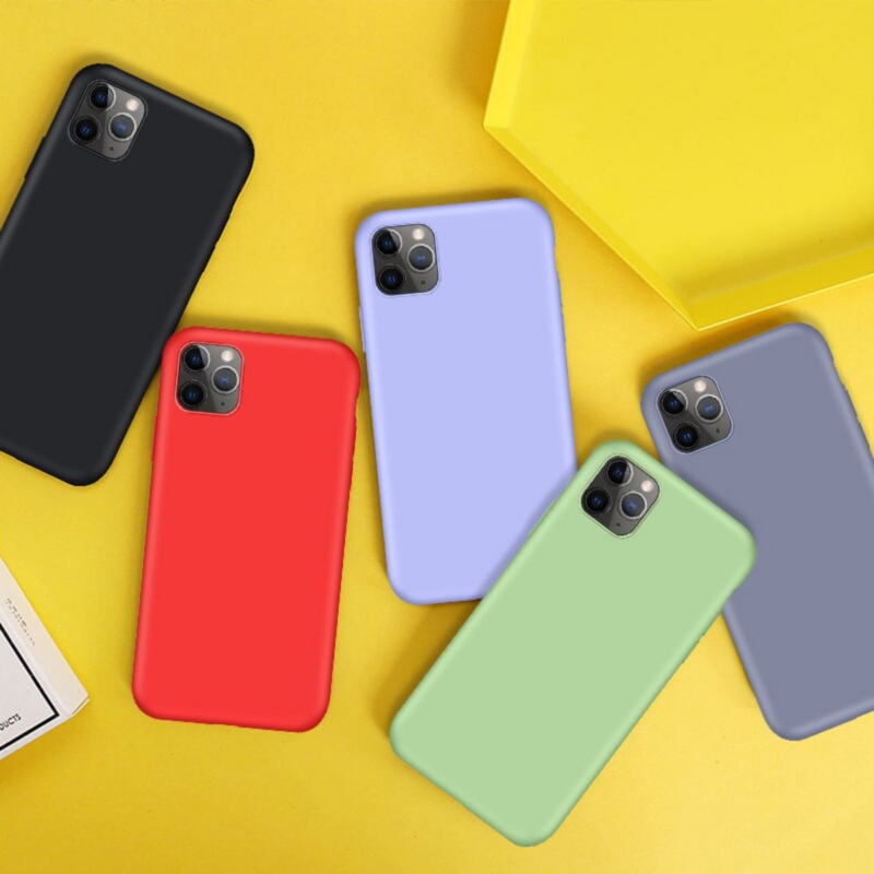 Funda suave de silicona COLOR PASTEL