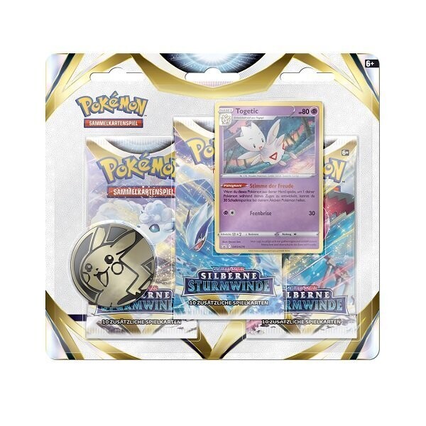 Pokemon 3-Pack Blister Silberne Sturmwinde Togetic