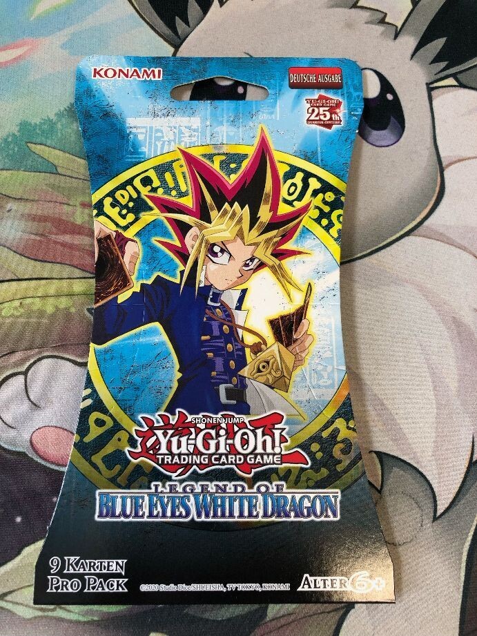 Yu Gi Oh Legend Of Blue Eyes White Dragon 25th Anniversary Blister Deutsch