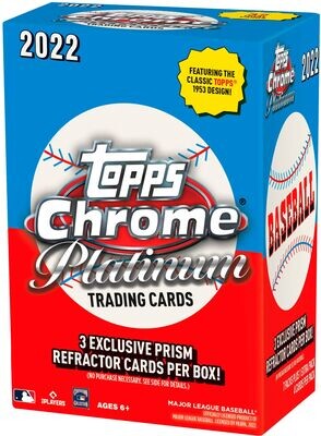 2022 Topps Chrome Platinum Anniversary Baseball 8-Pack Blaster