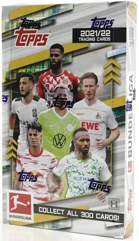 2021/22 Topps Bundesliga Soccer Hobby, je Booster 2021/22 Topps Bundesliga Soccer Hobby, je Booster