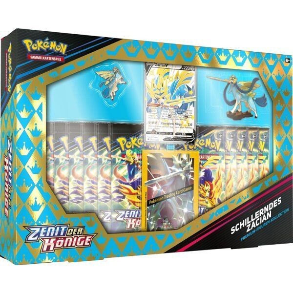 Zenit der Könige: Schillerndes Zacian Premium Figuren Kollektion EN