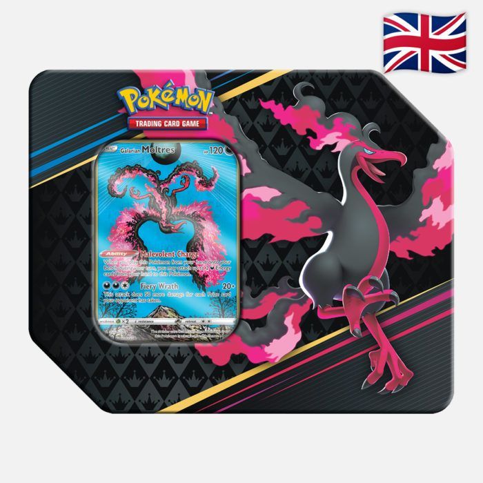 Crown Zenith: Galarian Moltres Tin Box -Englisch- US Version Crown Zenith: Galarian Moltres Tin Box -Englisch- US Version