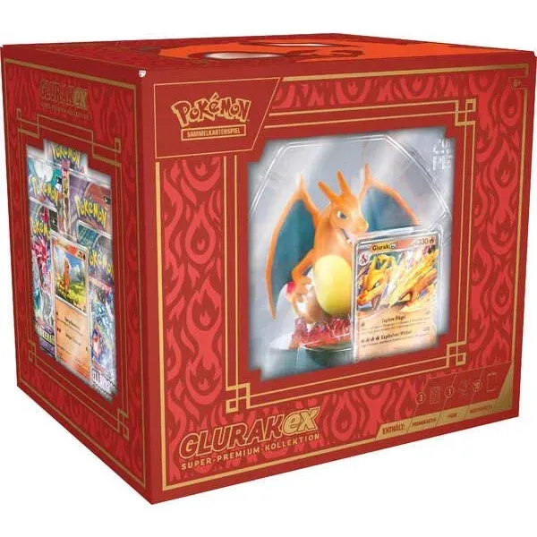 Pokemon Super-Premium Kollektion Glurak ex (deutsch) auf Anfrage