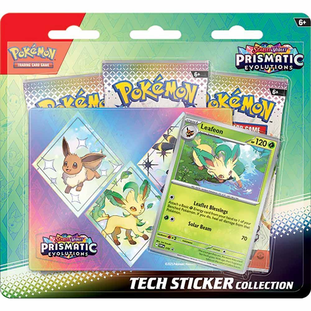 Prismatic Evolutions - Tech Sticker Blister Leafeon (EN)