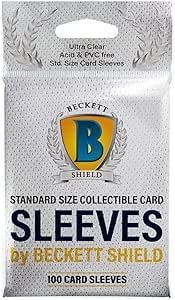 Beckett Shield Standard Card (100 Sleeves)