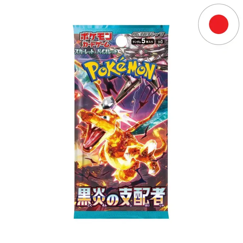 Pokémon Scarlet & Violet Ruler of Black Flame (sv3) Booster - JPN