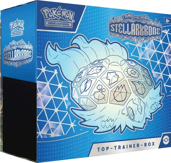 Pokemon - Karmesin & Purpur - Stellarkrone - Top-Trainer-Box - deutsch