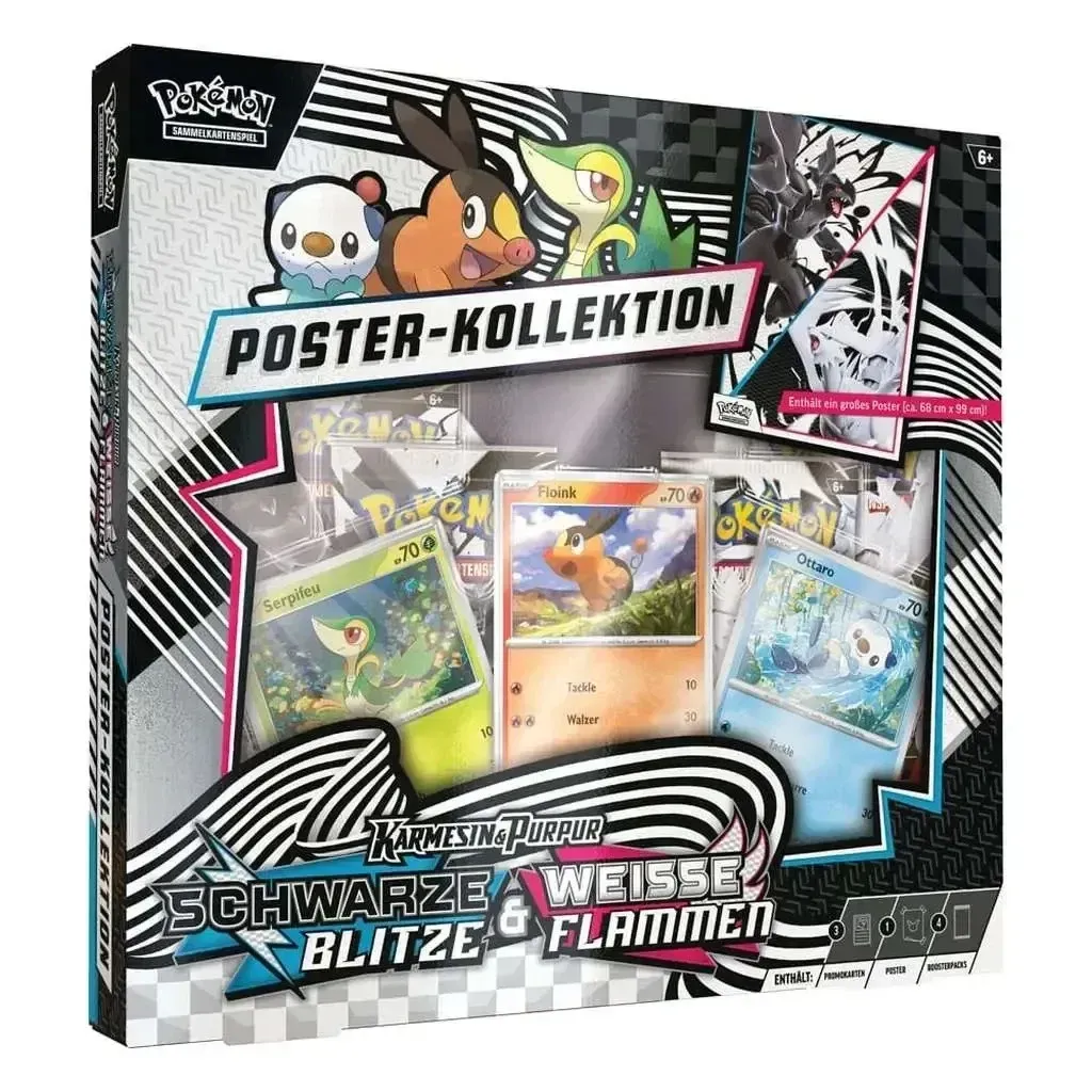 Pokémon Schwarze Blitze & Weisse Flammen Poster Kollektion DE
