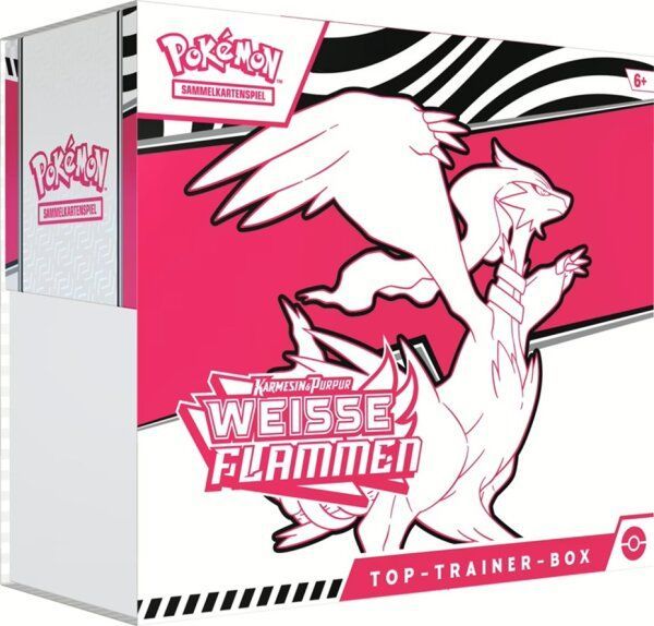 Pokémon - Karmesin & Purpur KP10.5 - Weiße Flammen Top-Trainer-Box