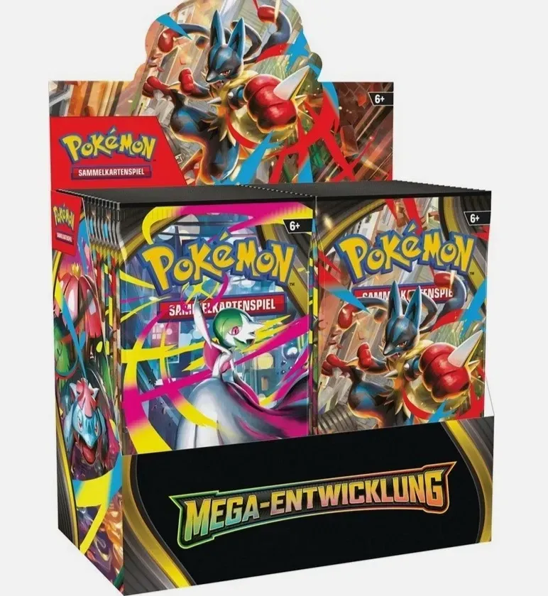Pokemon Mega-Entwicklung Display 36 Booster Deutsch 26.09.25 Vorbestellung