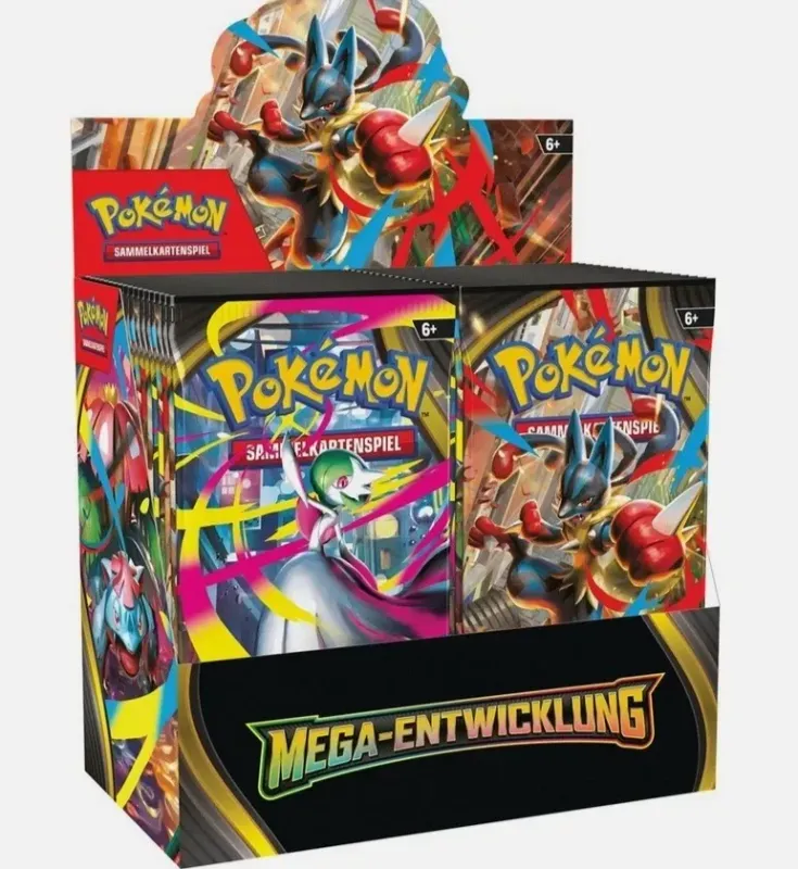 Pokemon Mega-Entwicklung Display 36 Booster Deutsch 26.09.25 Vorbestellung