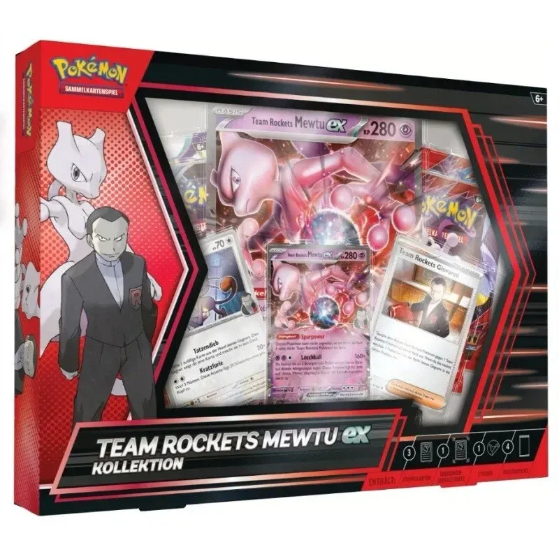 Pokémon Team Rockets Mewtu EX Kollektion DE