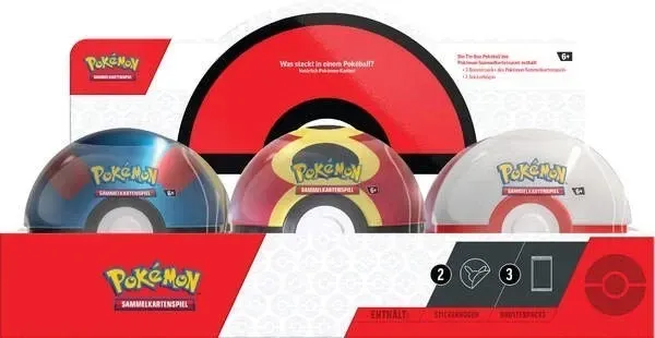Pokemon Ball verschiedene Auswahl