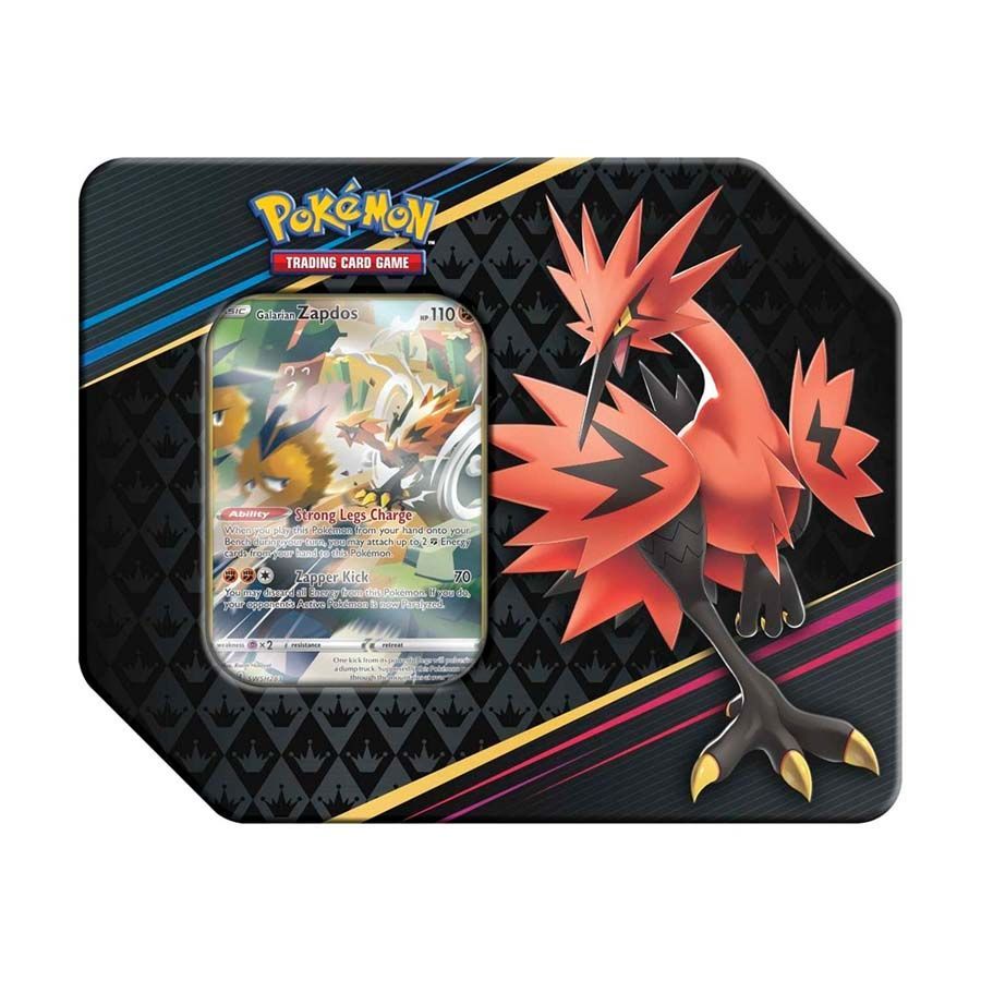 Pokémon SWSH Zenit der Könige Galar-Zapdos Tin Englisch (US-Version)
