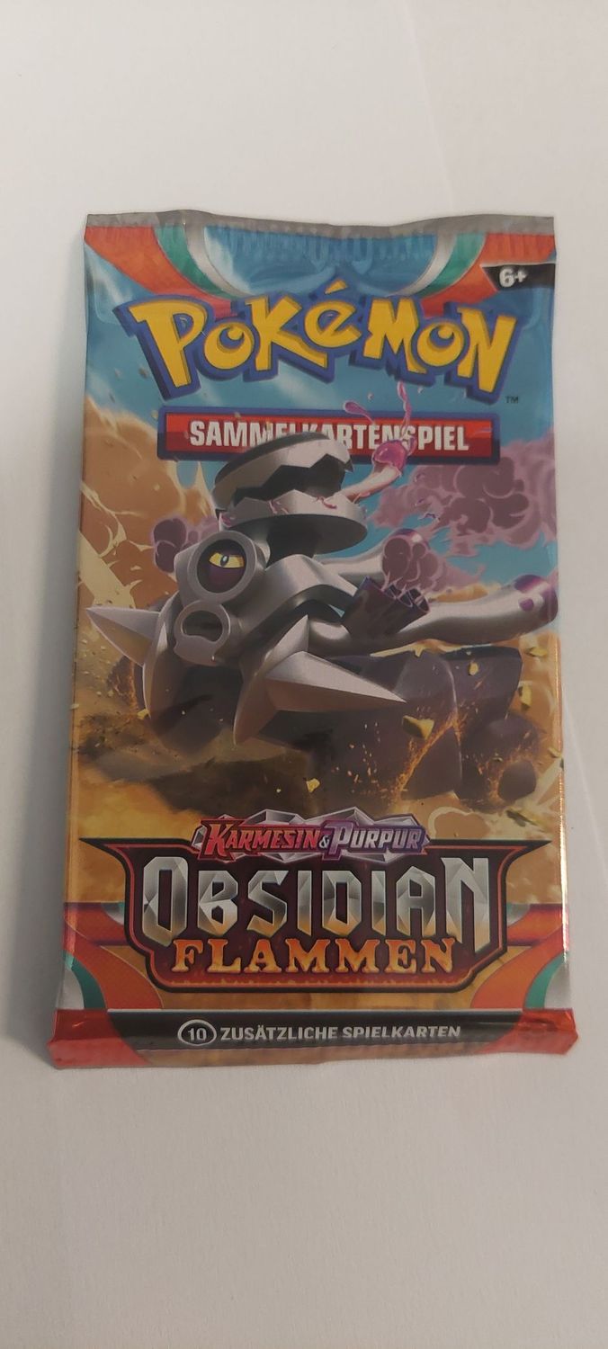 Pokemon Karmesin & Purpur Obsidian Boosterpack Deutsch