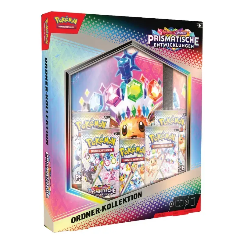Pokémon: Karmesin & Purpur - Prismatische Entwicklungen - Ordner Kollektion (DEU) Pokémon: Karmesin & Purpur - Prismatische Entwicklungen - Ordner Kollektion (DEU)