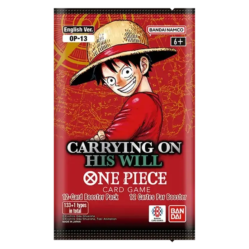 One Piece OP13: -Carrying on His Will 1x Booster EN
