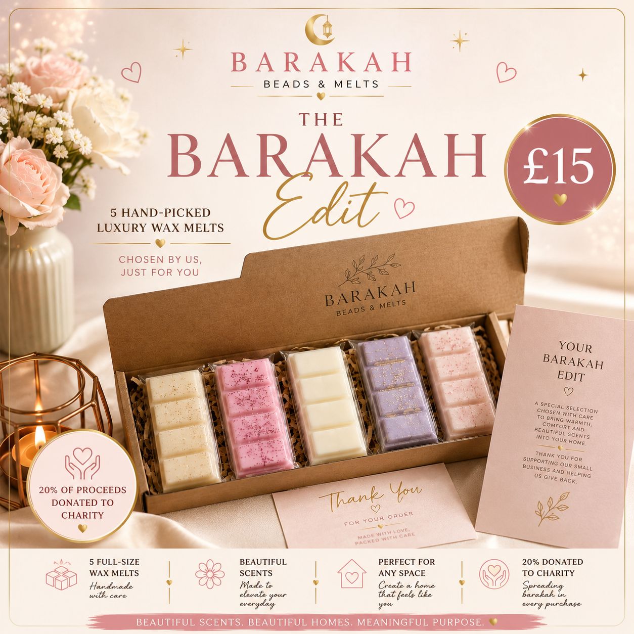 The Barakah Edit – Luxury Wax Melt Collection The Barakah Edit – Luxury Wax Melt Collection