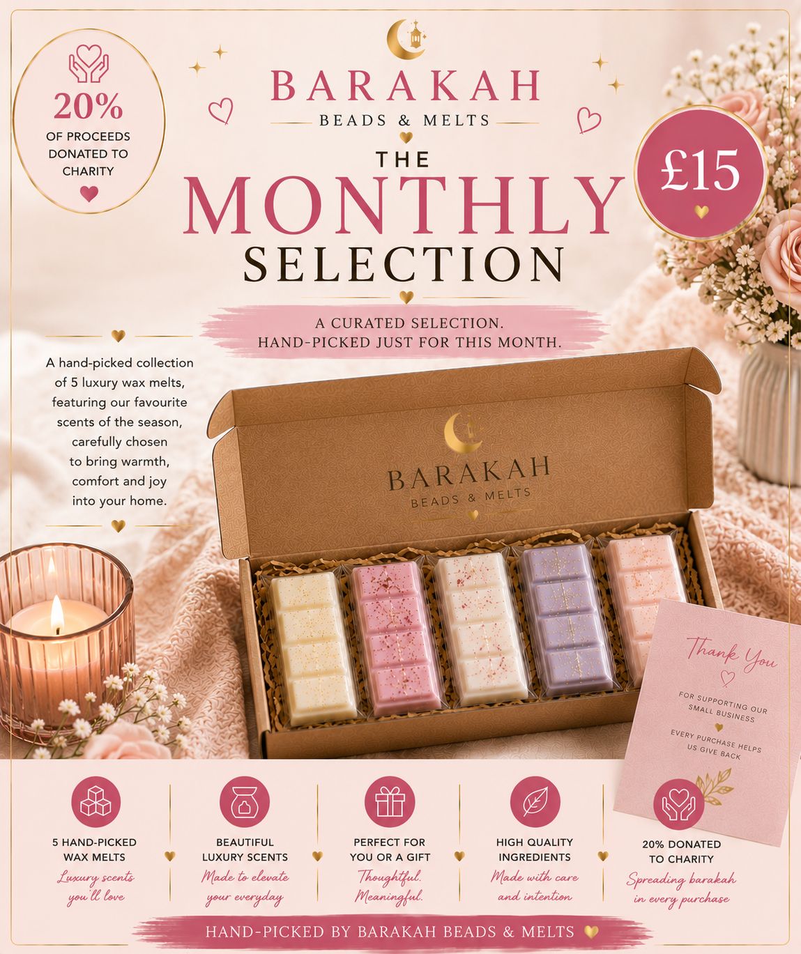 The Monthly Selection – Luxury Wax Melt Collection The Monthly Selection – Luxury Wax Melt Collection
